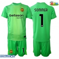 Inter Milan Yann Sommer #1 Keeper Tredjedraktsett Barn 2025-26 Kortermet (+ Korte bukser)